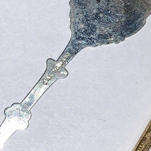 Lot of 5 Vintage Collectible Souvenir Travel Spoons Arizona Pewter Native Havasu - Picture 10 of 11